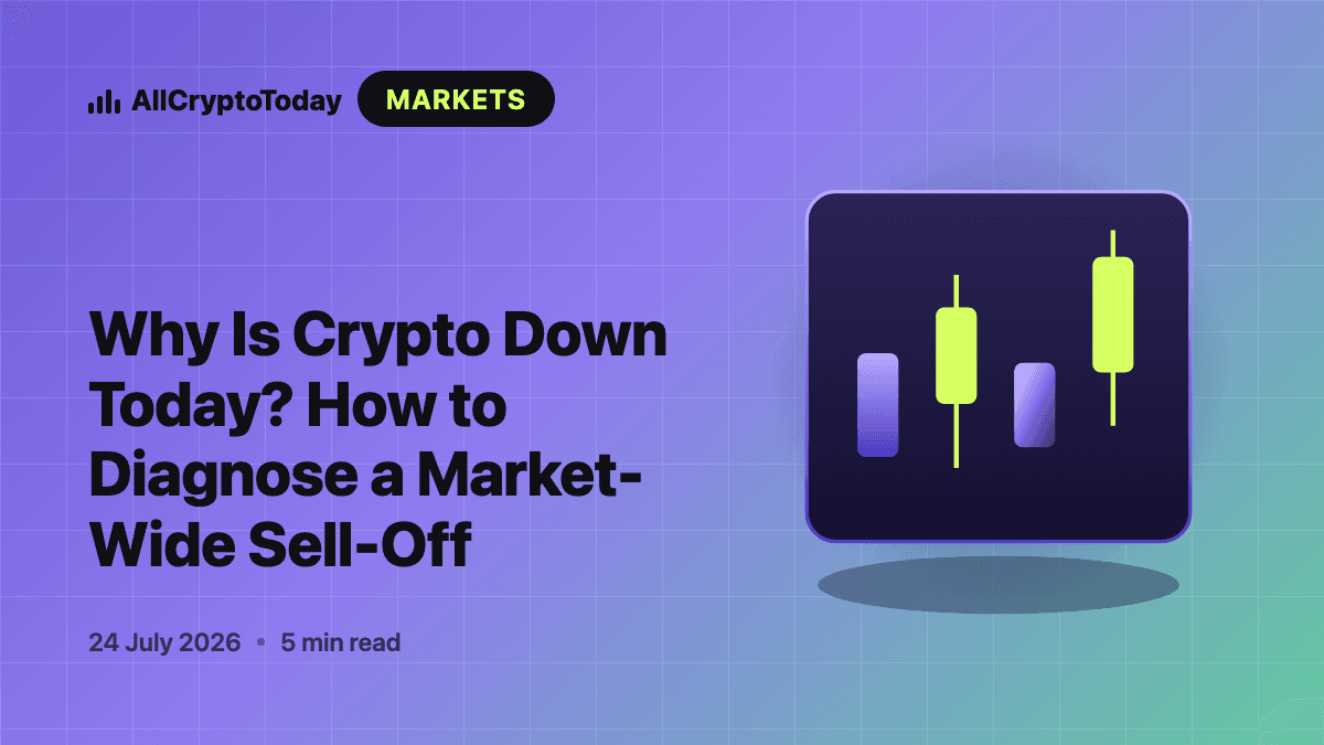 Why Is Crypto Down Today? How to Read a Market-Wide Sell-Off
